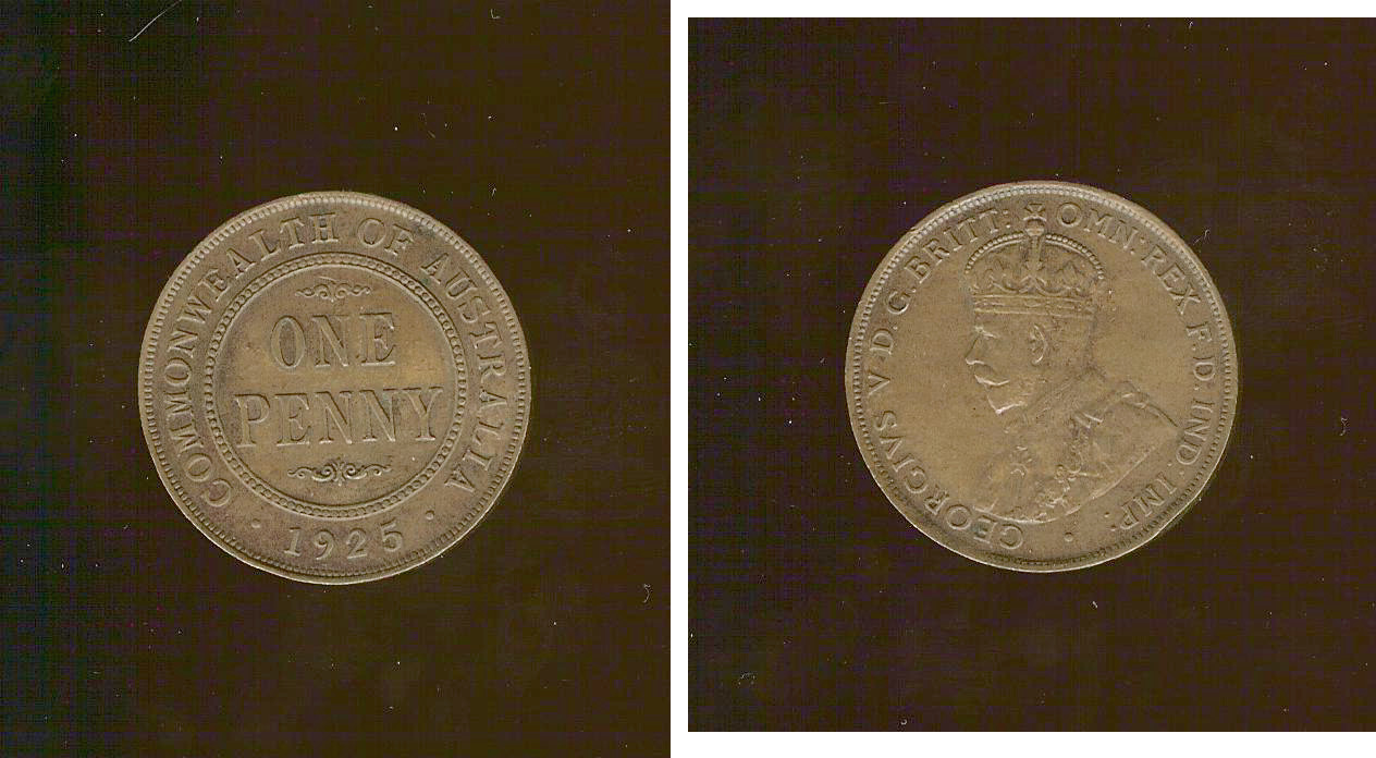 AUSTRALIE 1 Penny Georges V 1925 SPL-